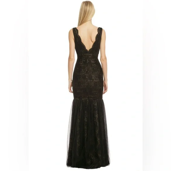 Monique Lhuillier Lusting Over You Black Gown $598 - Picture 14 of 16